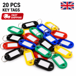 Keychain (20-Pcs) – 5 Assorted Colors (Red, Green, Yellow, Blue & Black) - Image 3