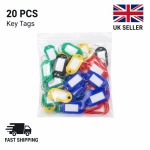 Keychain (20-Pcs) – 5 Assorted Colors (Red, Green, Yellow, Blue & Black) - Image 4