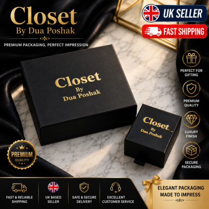Luxury Lingerie Boxes – 4 PCS Boxes with 2 Locket Set Box & 2 Ring Box