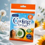 Cooling Eye Pads with Cucumber & Vitamin E – 10 Pack Soothing Under Eye Patches - Image 4