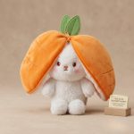 Cute Easter Bunny Plush, Carrot Stuffed Animal That Converts into a Rabbit Doll - Image 6