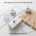 Blue Hands-Free Baby Bottle Feeder – Automatic Feeding, Spill-Resistant & User-Friendly - Image 9