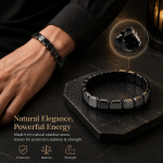 Hemios Hematite Bracelet for Men (High Quality) – 2026 Collection - Image 3