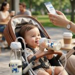 Blue Hands-Free Baby Bottle Feeder – Automatic Feeding, Spill-Resistant & User-Friendly - Image 3