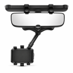 Universal Car Rear View Mirror Phone Holder – 360° Adjustable Smartphone Mount - Image 6