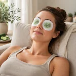 Cooling Eye Pads with Cucumber & Vitamin E – 10 Pack Soothing Under Eye Patches - Image 2