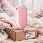 Mini Pink Power Bank – Compact & Portable Fast-Charging Battery Pack for Smartphones.