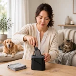 Sticky Hero Reusable Lint Remover with Cleaning Base – Pet Hair & Fabric Cleaner - Image 4